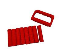 9 rodillos de textura de terreno en miniatura con mango 8 y 1 para manualidades de arcilla y paisajes de mesa, rodillos de textura de terreno