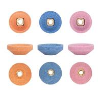 9 ruedas de pulido de superficie de copa de 30 mm, mini muela de pulido for amoladora neumática de aire.(9Pcs P120)