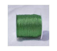 (9 strands,green)1 Roll 3/6/9/12 Strands DIY Golden Silver Strands DIY Jewelry Accessories Wax line String Braided Embroidery thread