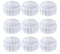 9 tapas protectoras para válvulas de mano, reguladores manuales, tapas protectoras para construcción, acabado blanco, M30 x 1,5