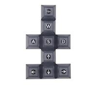 9 teclas WASD/Direction para tapa de llave, perfil DSA, teclas retroiluminadas para interruptores Cherry MX, teclado mecánico, teclado mecánico, teclas de repuesto