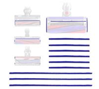 9 tiras de felpa suave para Dyson V6 V7 V8 V10 V11 cepillo de felpa de repuesto para aspiradora Dyson Accesorios Rodillo suave azul