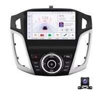 9" Touchscreen Android 14 Double DIN Car Radio for Ford Focus 3 MK3 (2011-2017) - GPS, Wireless CarPlay, Android Auto, Bluetooth 5.0, High-Performance Audio System