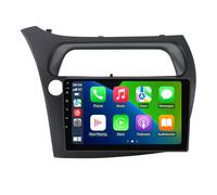 9" Touchscreen Android 14 Double DIN Radio for Honda Civic (2006-2011) - GPS, Wireless CarPlay, Android Auto, Bluetooth 5.0, Multimedia Player