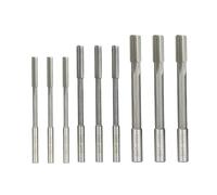 9 Uds 2,0-10mm HSS H7 Juego De Escariadores Máquina Fresado Vástago Recto Herramienta Corte Mandril