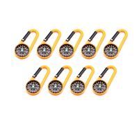 9 Uds Mosquetón para Exteriores Brújulas Colgante Llavero Herramienta De Navegación para Adolescentes Pesca Camping Multifunción Portátil Senderismo Llavero