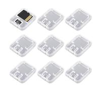 9 unidades de almacenamiento para tarjetas SD, almacenamiento de tarjetas SIM plegable, portatarjetas SD, caja de almacenamiento de tarjetas SD, adecuada para almacenar y almacenar tarjetas SD