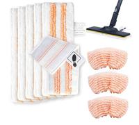 9 unidades para limpiador de vapor Karcher compatibles con limpiador de vapor Kärcher EasyFix SC1 / SC2 / SC3 / SC4 / SC5 incluye 6 paños de suelo y 3 paños de microfibra para todos los suelos duros