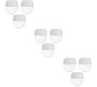 9 Unids Caja de Almacenamiento para De Belleza A Prueba De Polvo Maquillaje Esponja Estuche Para Esponja Mezclador De De Maquillaje Transpirable Tendedero Plástico