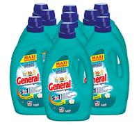 9 x detergente líquido General Frescura+Higiene 5 en 1 para lavadora 60 lavados - 9 botellas de 2,7 L cada uno