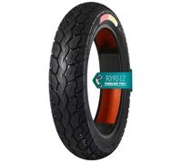 90/90-12 Street Tire for Scooter, 90 90 12 Tubeless Tires with 2 Tread Patterns Available, Anti-Skid Wear-Resistant 90/90/12 Tires, Black(Black 1)