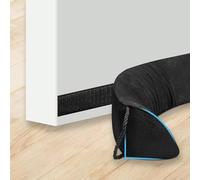 90-94cm Burlete Puerta Entrada con Espuma Acústica y 2 Sacos de Arena de Contrapeso,90° Burletes para Puertas Bloquea la Entrada de Aire Frío/Caliente, Ruidos e Insectos,Burlete Bajo Puerta