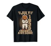 90 años Julio 1936 Oso de Peluche 90 cumpleaños Mujer Camiseta