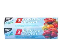 90 Bolsas para congelados 2 l 30 cm x 20 cm transparente en caja