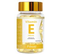90 Cápsulas de Serum Facial de E, ¡Tu Salvador para la Sed de Tu Piel! Infundido con Aceite de Jojoba , Hidratación Profunda, Revestimiento y Firmeza, Las Líneas Finas Desaparecen con Una Aplicación