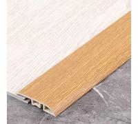 90 Cm PVC Moqueta Y Suelos Perfil De Remate, Vinilo Cubrecantos Tiras Transición De Piso, Para Juntas Entre Umbrales/baldosas Menos De 0,2-1 Cm Altura(Dark Wood)