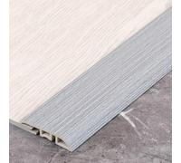 90 Cm PVC Moqueta Y Suelos Perfil De Remate, Vinilo Cubrecantos Tiras Transición De Piso, Para Juntas Entre Umbrales/baldosas Menos De 0,2-1 Cm Altura(Dark Gray)