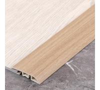 90 Cm PVC Moqueta Y Suelos Perfil De Remate, Vinilo Cubrecantos Tiras Transición De Piso, Para Juntas Entre Umbrales/baldosas Menos De 0,2-1 Cm Altura(Brown)