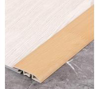 90 Cm PVC Moqueta Y Suelos Perfil De Remate, Vinilo Cubrecantos Tiras Transición De Piso, Para Juntas Entre Umbrales/baldosas Menos De 0,2-1 Cm Altura(Wood)