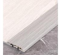 90 Cm PVC Moqueta Y Suelos Perfil De Remate, Vinilo Cubrecantos Tiras Transición De Piso, Para Juntas Entre Umbrales/baldosas Menos De 0,2-1 Cm Altura(Gray)