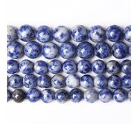 90 cuentas de sodalita natural de 4 mm, piedras sueltas redondas para hacer joyas, pulseras de poder curativo de 15 pulgadas (oz11, Sa515)