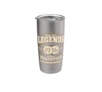 90 Cumpleaños Hombre regalo Vintage Año 1936 Vaso térmico de acero inoxidable de doble pared