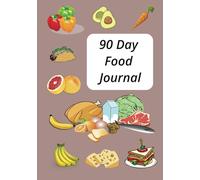 90 Day Food Journal: Perfect for Calorie Counting, Weight Loss, Tracking Food Sensitivity| 7 x 10 inches | 90 pages