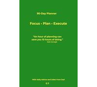 90-Day Productivity Planner: Focus • Plan • Execute | Daily Planning with Guided Prompts, Goal Setting, and Built-In Motivation