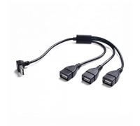 90 Degree Cable de transferencia de datos USB para Enhances Accessibility Supporting Charging and Sync in Confined Space USB Splitter