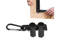 90 Degree Corner Clamp - L-Shaped Carpentry Positioning Square | Right Angle Ruler Clamp | High Profile Square Ruler With Hexagonal Stabilizing Lock Bracket Hook, Non-Slip For Woodworking Circular Saw