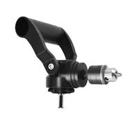 90 Degree Drill Adapter, Multifunctional Drilling Attachments, 4.72x3.94 inches Black Right Angle Attachment, Tight Spaces, Metal Chuck Adapter for All Electric Drills and Screwdrivers Use