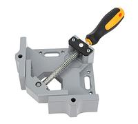 90 Degree Right Angle Clamp | Die - Cast Aluminum Alloy Welding & Woodworking Tool | Secure Grip Handle for Wood/Metal Frames | Single Handle Corner Clamp