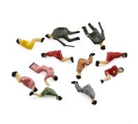 90 figuras de modelo sentadas compatibles con escala HO 1:87 para artistas de diorama constructores de modelos y diseñadores de escenas