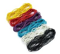 90 gomas elasticas de colores, gomas elasticas papeleria, rubber band, 6 colores, reutilizables, multicolor, para bolígrafos, periódicos, documentos, manualidades, oficina, escuela, estudio