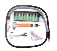 90 grados 3mm neumático micro amoladora ángulo aire micro muere amoladora conjunto de lápices