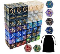 90 PCS MTG Counter Dados Set - AbilityKeyword Counters, -1/+1 Life Counter, Shield Life Dados, Creature Stat Buffs, Marble Colour D6 Cube, for MTG, Juegos de Cartas (Incluye Bolsa Negra)