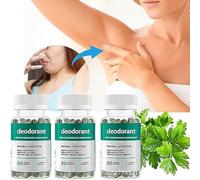 90 PCS suplemento Desodorizante Corporal, Pídoras de Desodorante Interna del Cuerpo, Suplementos Desodorantes Para Mujeres y Hombres, Desodorante de Cuerpo Completo, Manténgase Fresco de la la Cabez