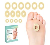 90 Piezas Almohadillas de maíz para dedos y pies - Almohadillas Autoadhesivas para Callos, Almohadilla de maíz, antifricción (90 Count,Beige)