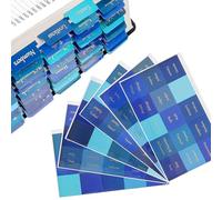 90 piezas de pestañas bíblicas, accesorios bíblicos, suministros para diarios bíblicos, pestañas adhesivas para libros bíblicos, accesorios de estudio bíblico para pestañas de índice (azul)