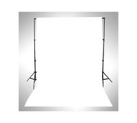 (90 x 150 cm/3 x 5 pies) Fondo de croma de pantalla blanca para fotografía de 10 x 10 pies