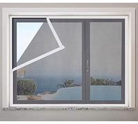 90 x 95 cm, mosquitera para ventana, mosquitera autoadhesiva, para ventana de insectos, protector de insectos con cinta adhesiva de gancho, se ajusta a múltiples ventanas