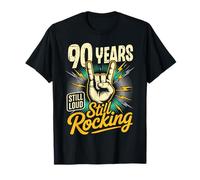90 Years Still Loud Still Rocking Cumpleaños Camiseta