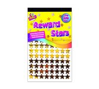 900 pegatinas de recompensa, diseño de estrellas doradas, plateadas y de bronce, para hogar, escuela y profesor, recompensa por un buen trabajo