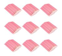 900 Piezas Pinceles Desechables Para Labios, Plástico Cepillos Micro Aplicadores, Cepillo De Labios Desechable, Aplicador De Labios Desechable para Maquillaje De Detalle, Rosa