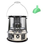 9000 BTU estufa de parafina Tanque de 4,6L estufa queroseno Calefacción de emergencia sin electricidad Calentador para camping, garaje, hogar y emergencias.,Off-white-Singleitem