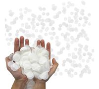 9000 confeti biodegradabl，confeti de boda, confeti de mesa, confeti de tipo redondo blanco para el Día de San Valentín Propuesta Aniversarios de Boda Regalo Ocasión Romántica Decoración