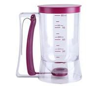 900ml Pancake Batter Dispenser, Cake Dispenser Waffle Measuring Cup, Pancake Maker with Measuring Label and Squeeze Handle