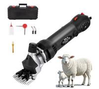 900W Tijeras de Oveja eléctricas, Esquiladora Eléctrica con 6 Velocidades Ajustables, Tijeras EléCtricas Profesionales Para Ovejas con Estuche De Transporte para Ovejas Ovino Alpacas Cabras