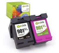 901 901 XL Reemplazo para Tinta HP 901 901 XL Cartucho Tinta HP 901 para Officejet 4500 G510 J4524 J4535 (1 Negro 1 Tricromia)