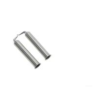 902 Pinzas de soldador eléctrico, herramienta desoldadora de 75 W con puntas especiales de codo para chip IC, compatible con mango 907M, 2 piezas plateadas S